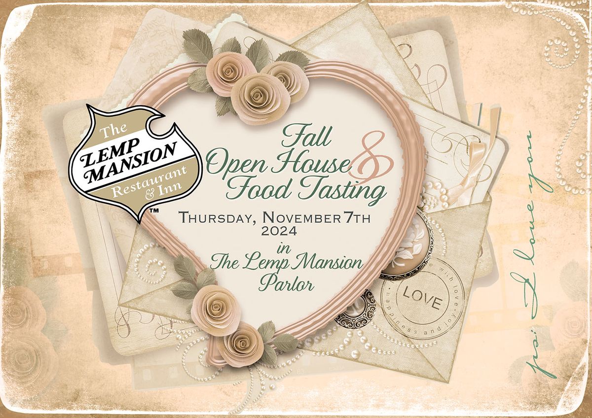 The Fall Open House and Food Tasting at the Lemp Mansion