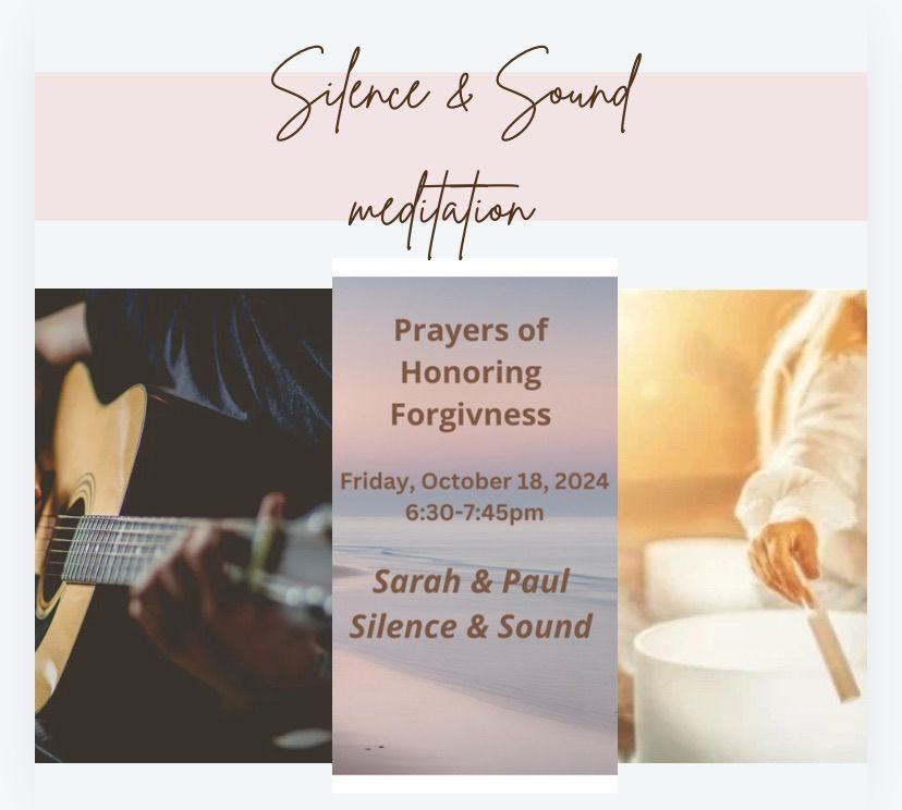 Silence & Sound w Sarah Glover & Paul Good