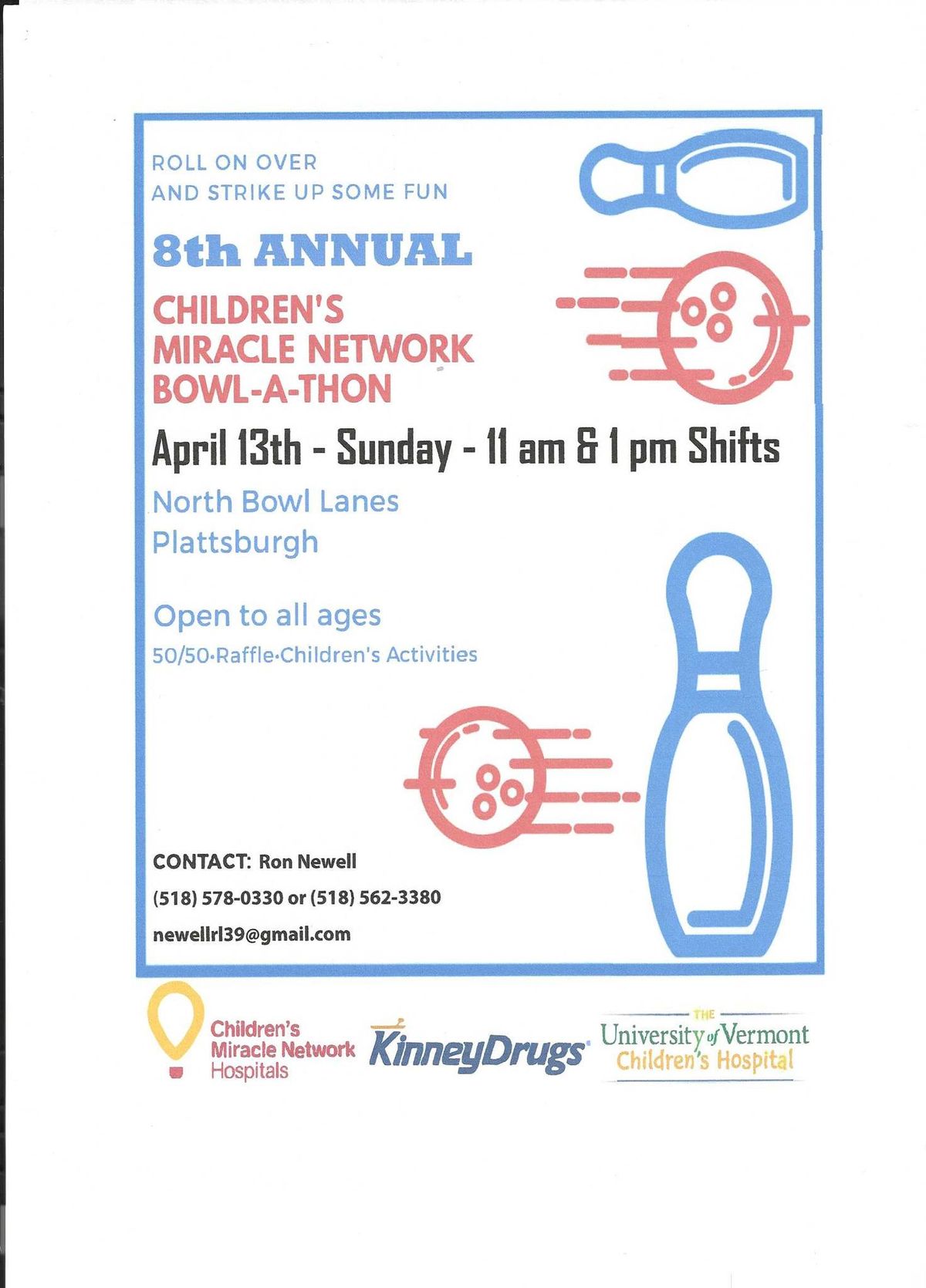 Kinney Drugs\/Children's Miracle Network Bowlathon