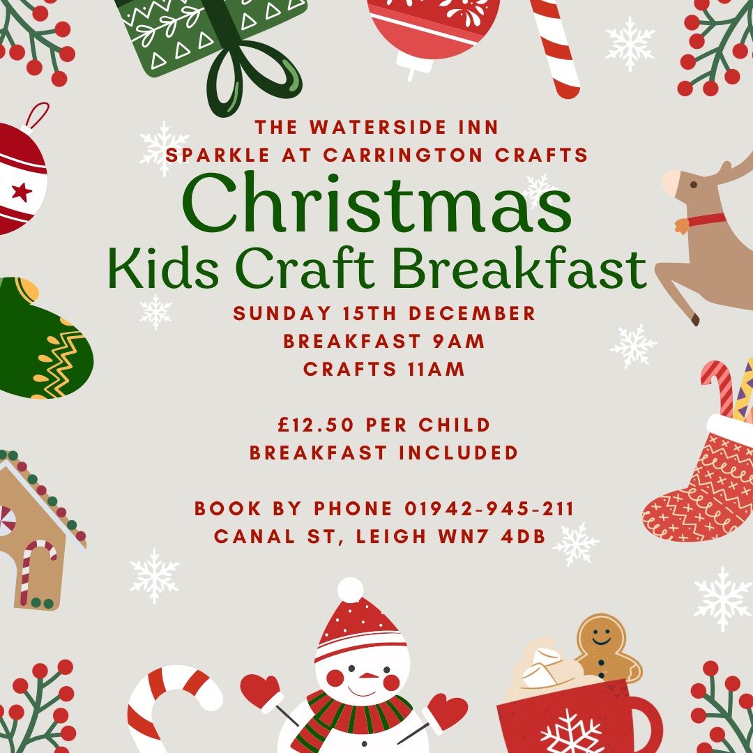 Christmas Kids Craft Breakfast