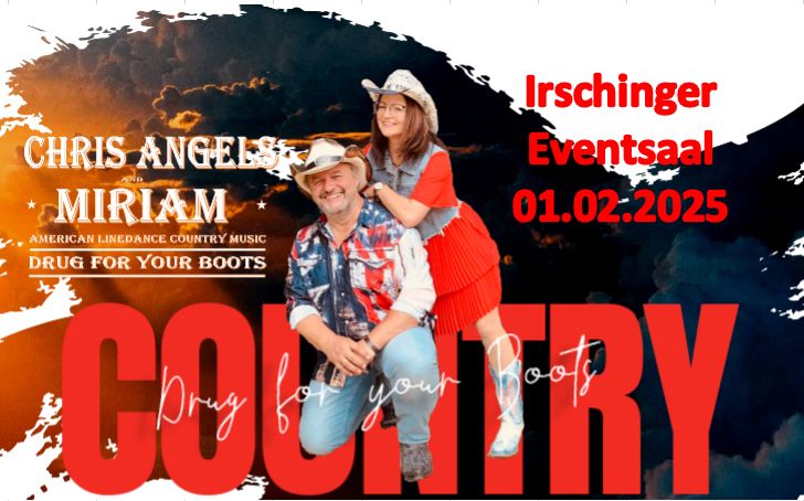 HOT STUFF Country-Night mit Chris Angels & Miriam Irschinger Bazi