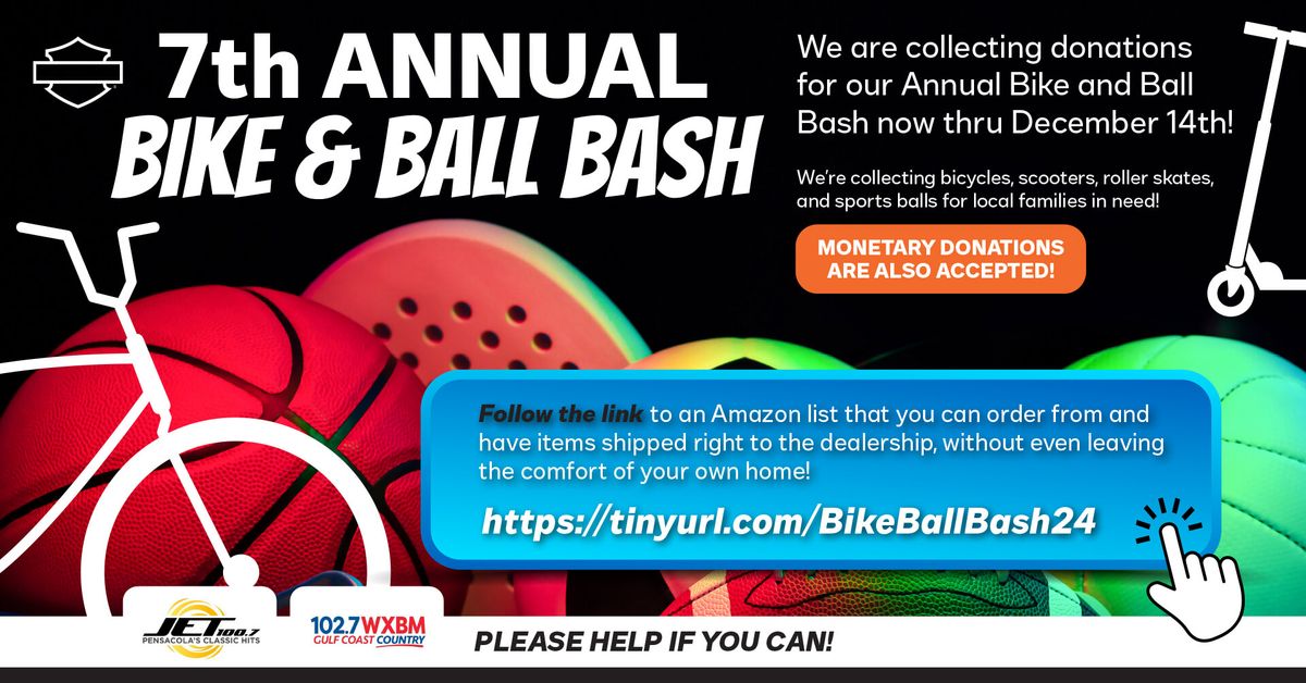 7th Annual Bike & Ball Bash!