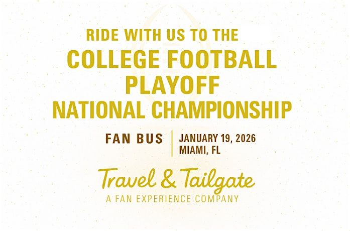 CFP National Championship Fan Bus \u2013 Miami Hotels to Hard Rock Stadium
