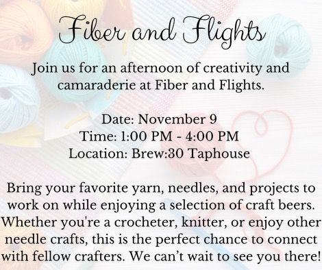 Fiber & Flights