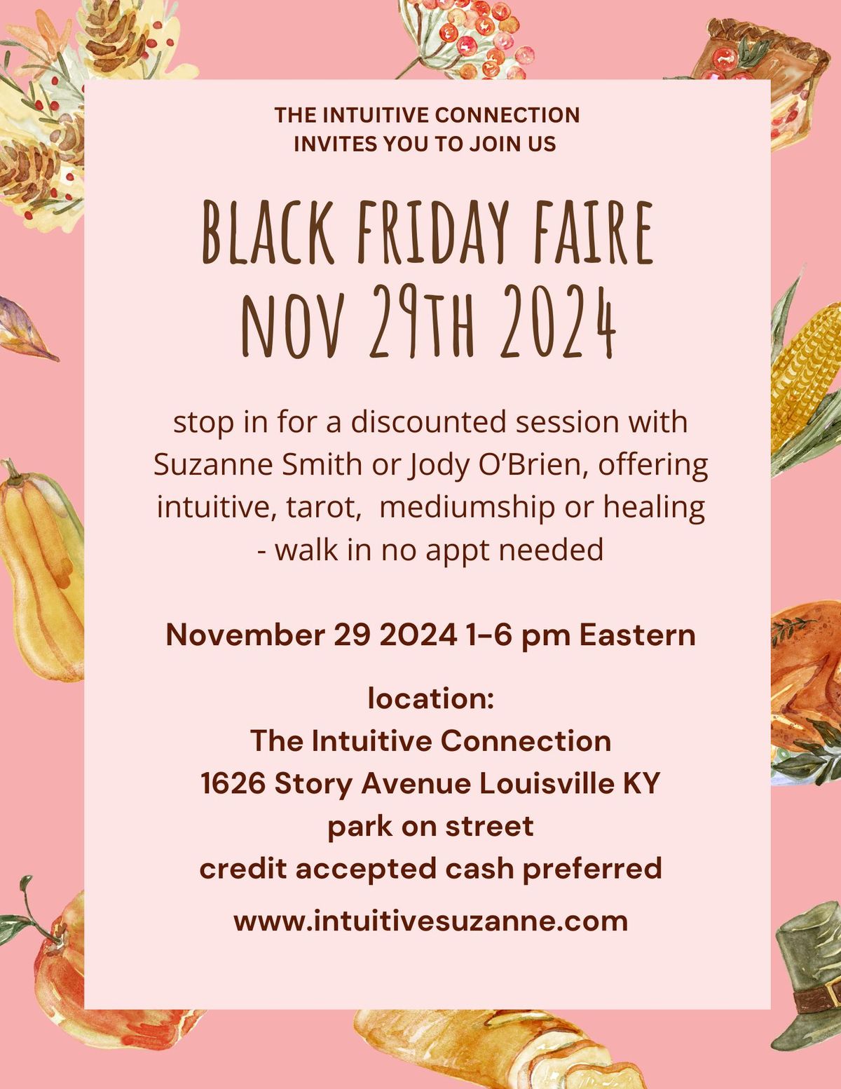 Black Friday Faire, a walk-in discounted reading event!