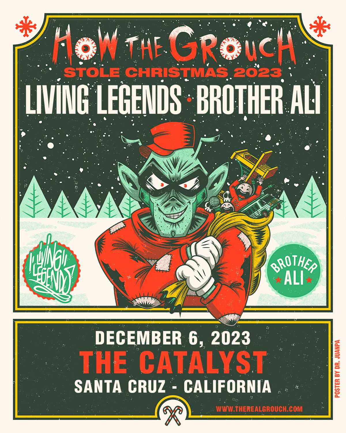 Living Legends - How The Grouch Stole Christmas at The Observatory Santa Ana