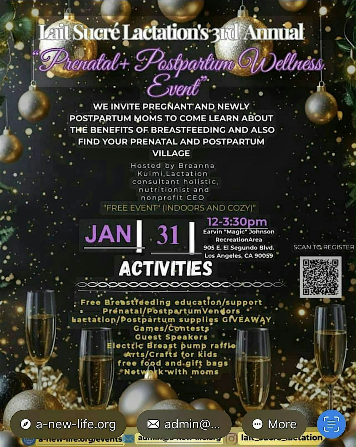 Prenatal Breastfeeding Class + Postpartum Wellness event