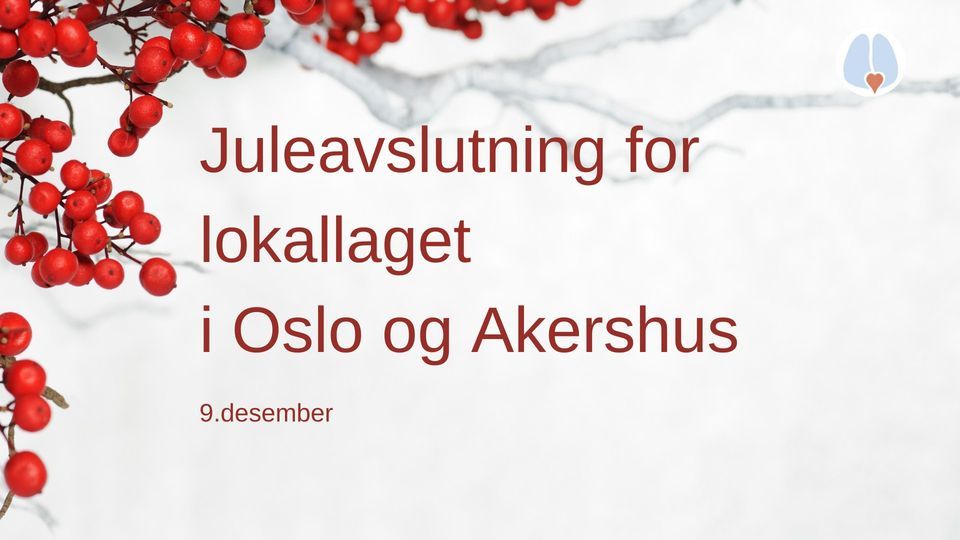 Juleavslutning for Oslo og Akershus lokallag