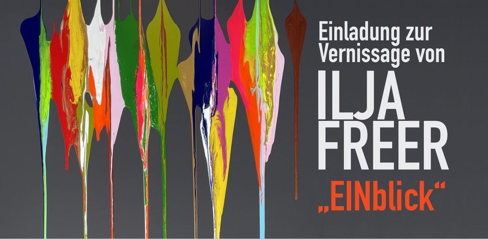 Vernissage@KU64: EINblick mit Bildern von ILJA FREER