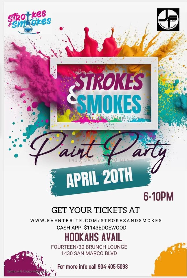 Strokes N Smokes Live Paint Party with karaoke ?