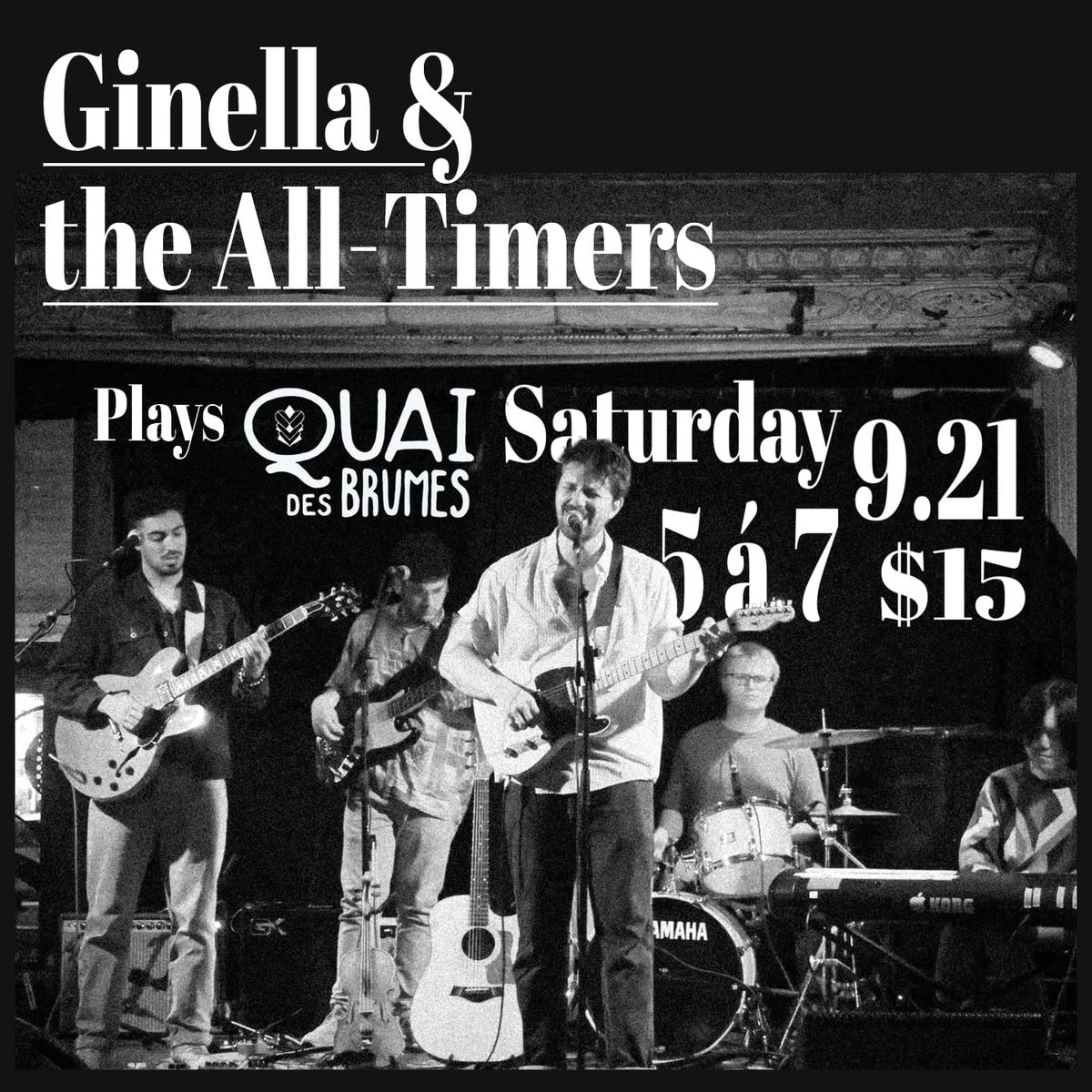 Ginella & the All-Timers plays Quai des Brumes