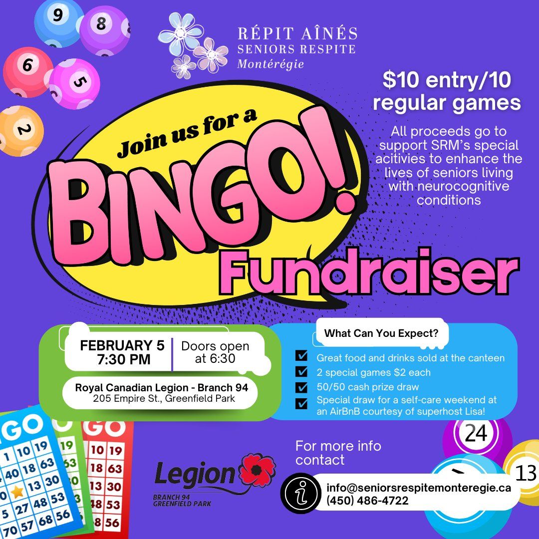 Fundraising Bingo!