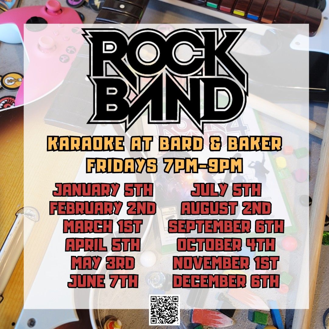 Rock Band Night: Karaoke at Bard & Baker