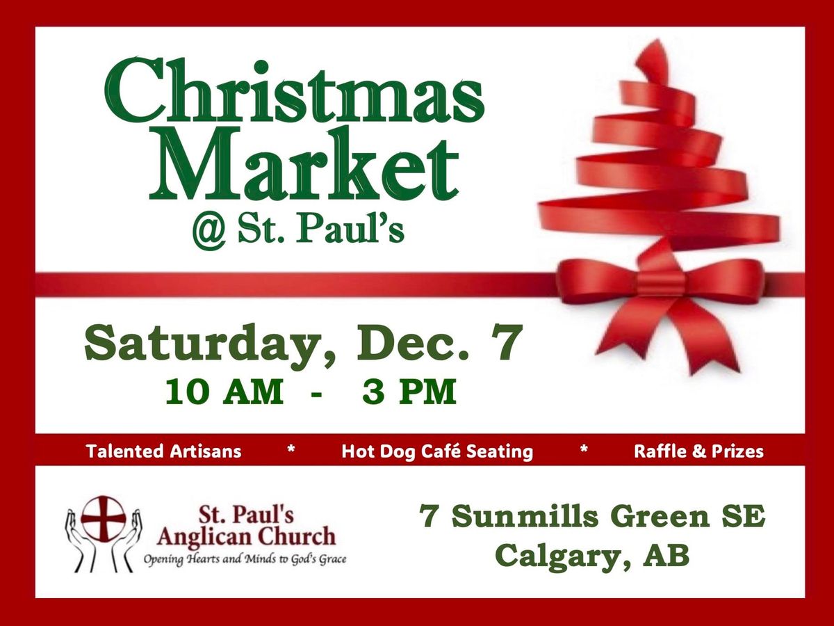 Christmas Market at St. Paul's Anglican Church