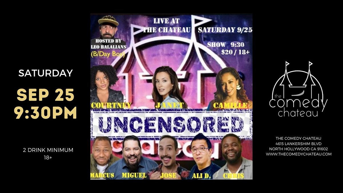 Uncensored Comedy at The Comedy Chateau