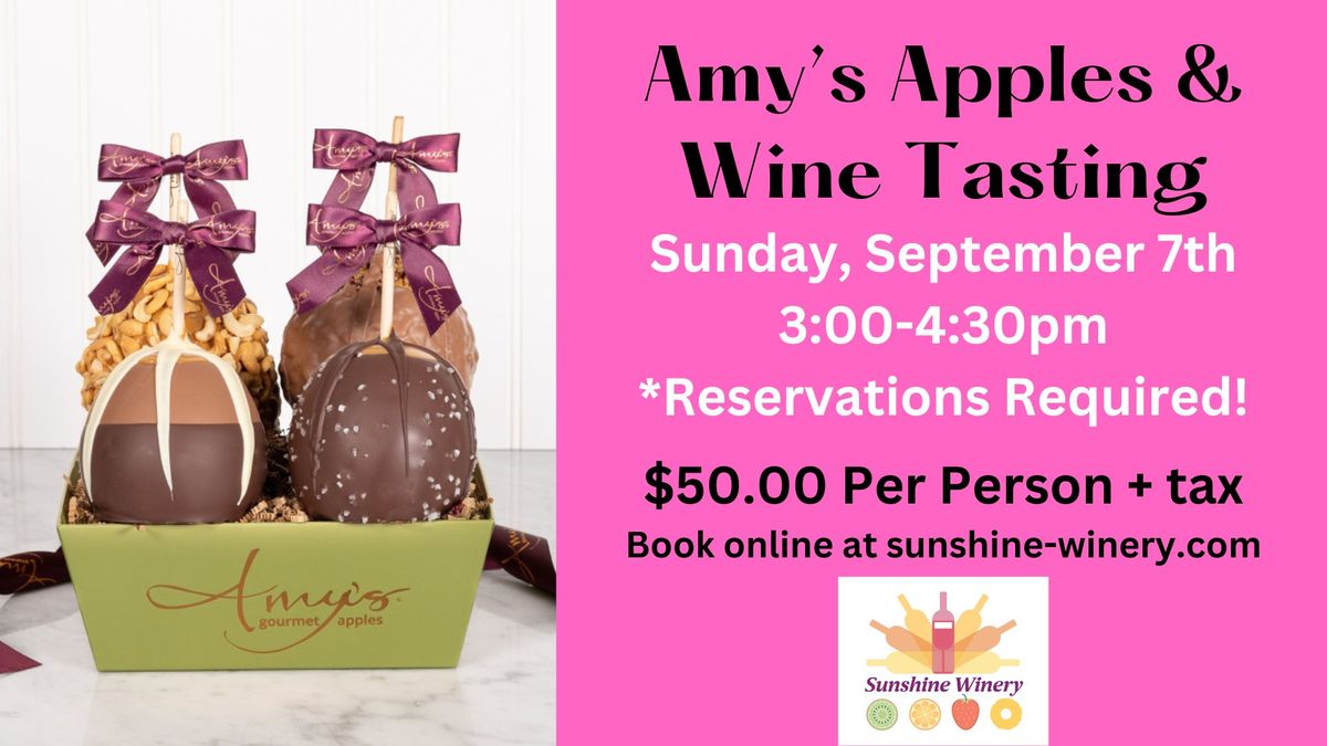 Amy's Apples and Wine Tasting