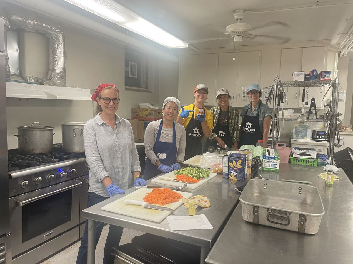 Serve Vegan Lunch at Simpson Housing, Friday Sept 27th