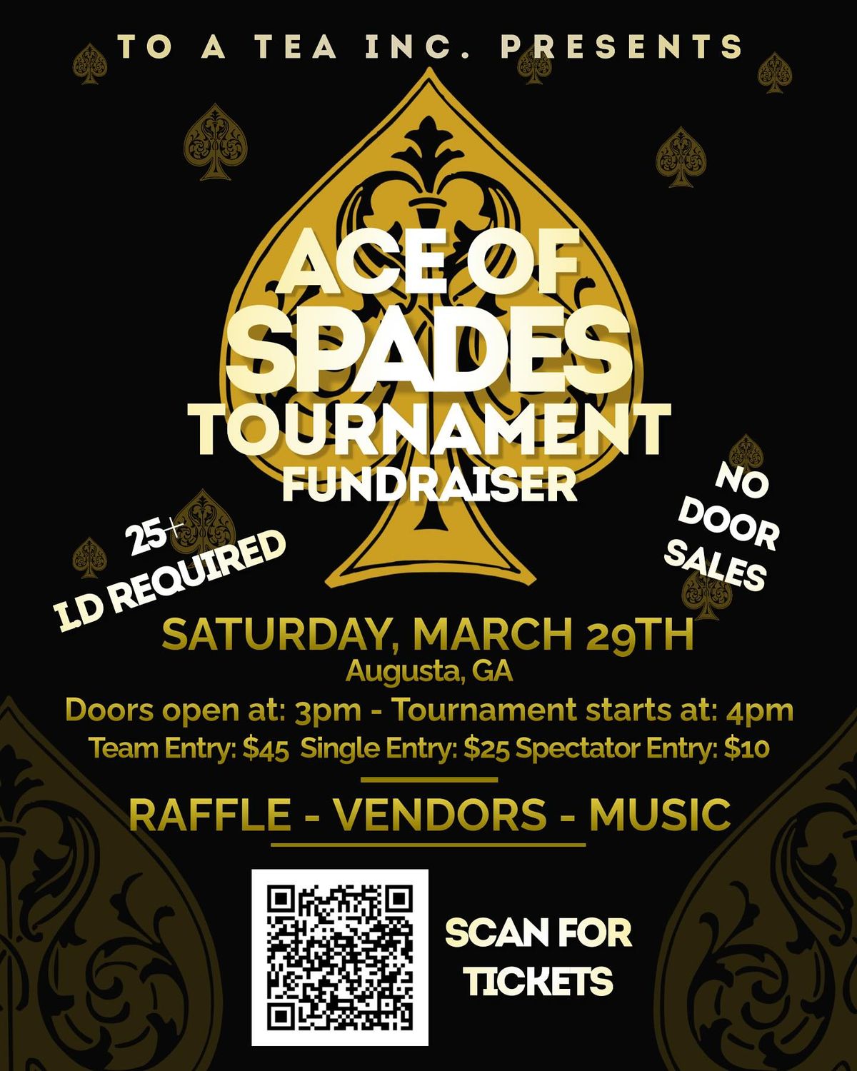 ACE of spades tournament- Fundraiser 