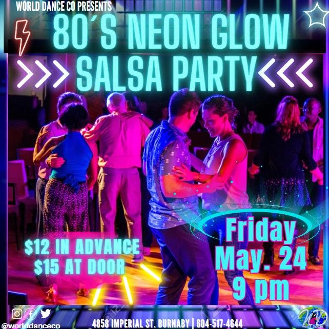 \ud83d\udfe0\ud83d\udfe3 Neon Glow Salsa Party !!! \ud83d\udfe0 \ud83d\udfe3