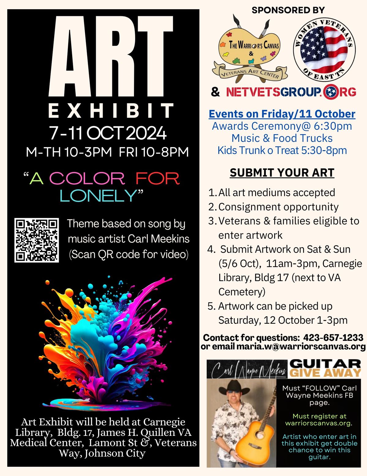 Art Exhibit \u201cA Color For Lonely\u201d