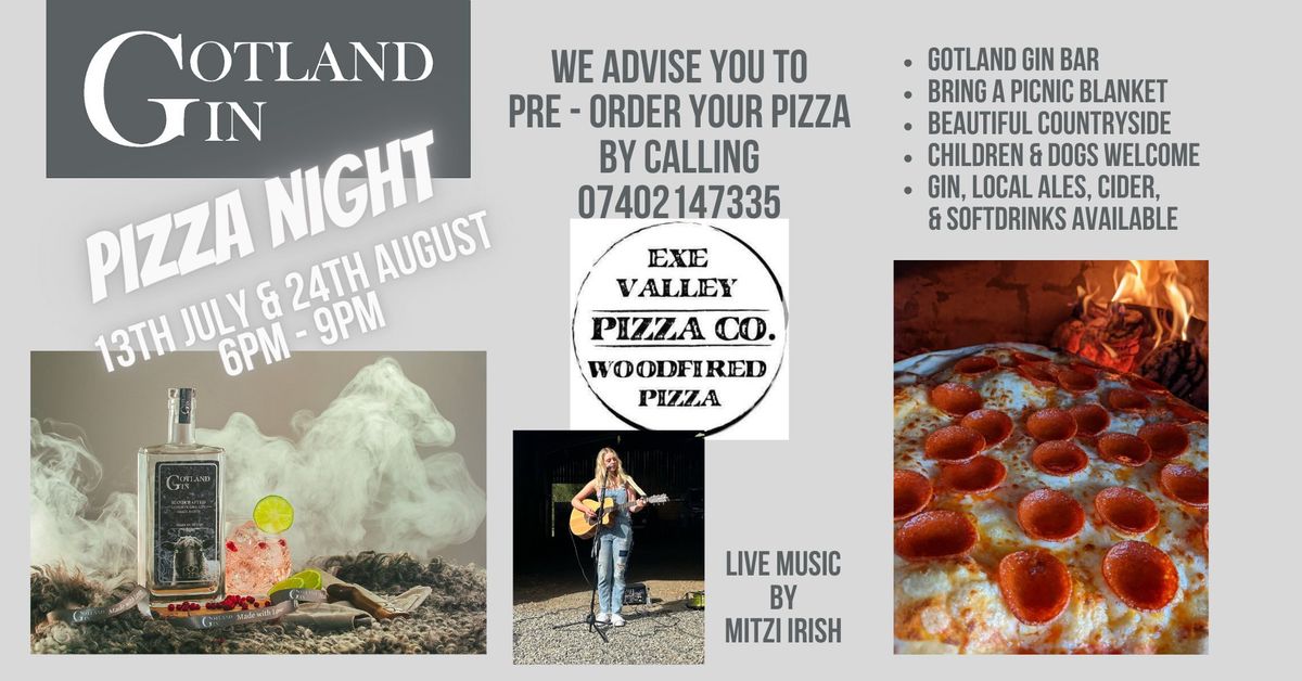 Gin & Pizza with Mitzi Irish back by popular demand!