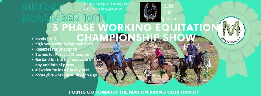 Working Equitation Marion Riding Club Championship 