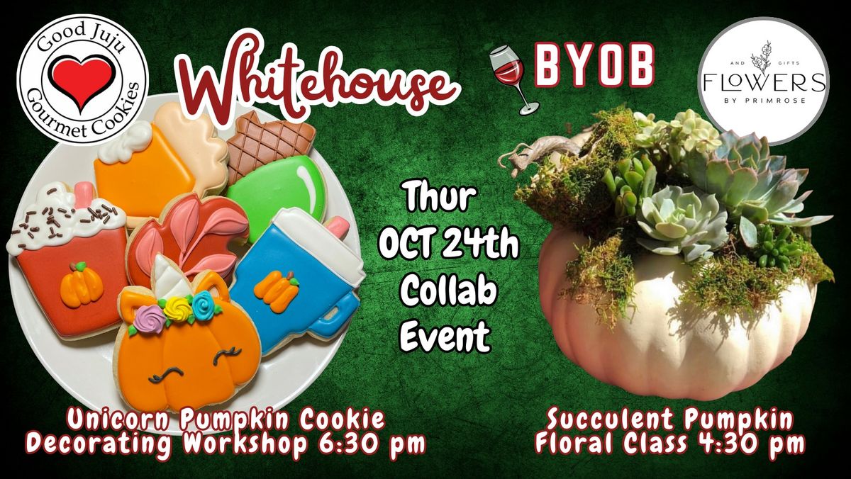 PUMPKIN Cookie Decorating & Succulent Collab Event (WHITEHOUSE)