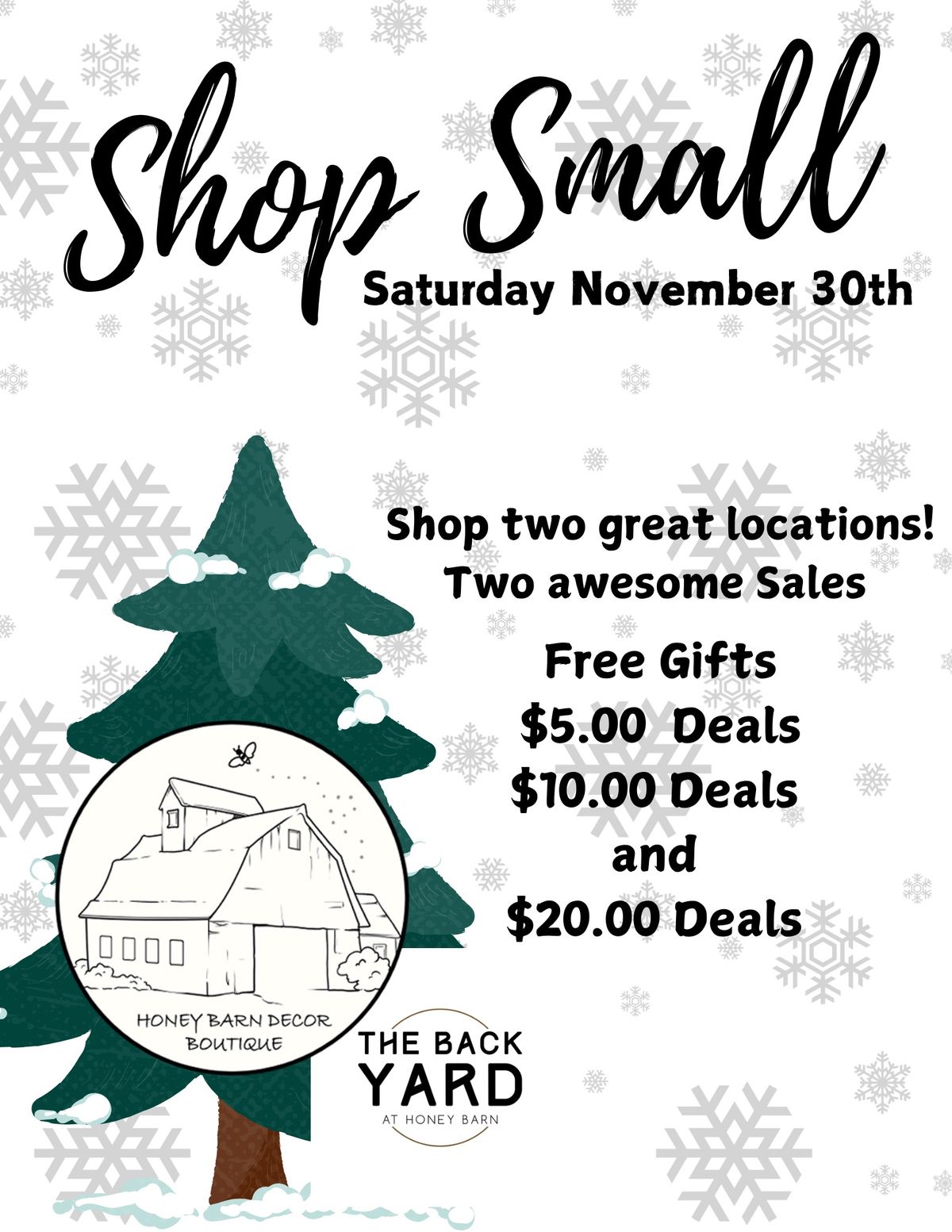 Shop Small Saturday 