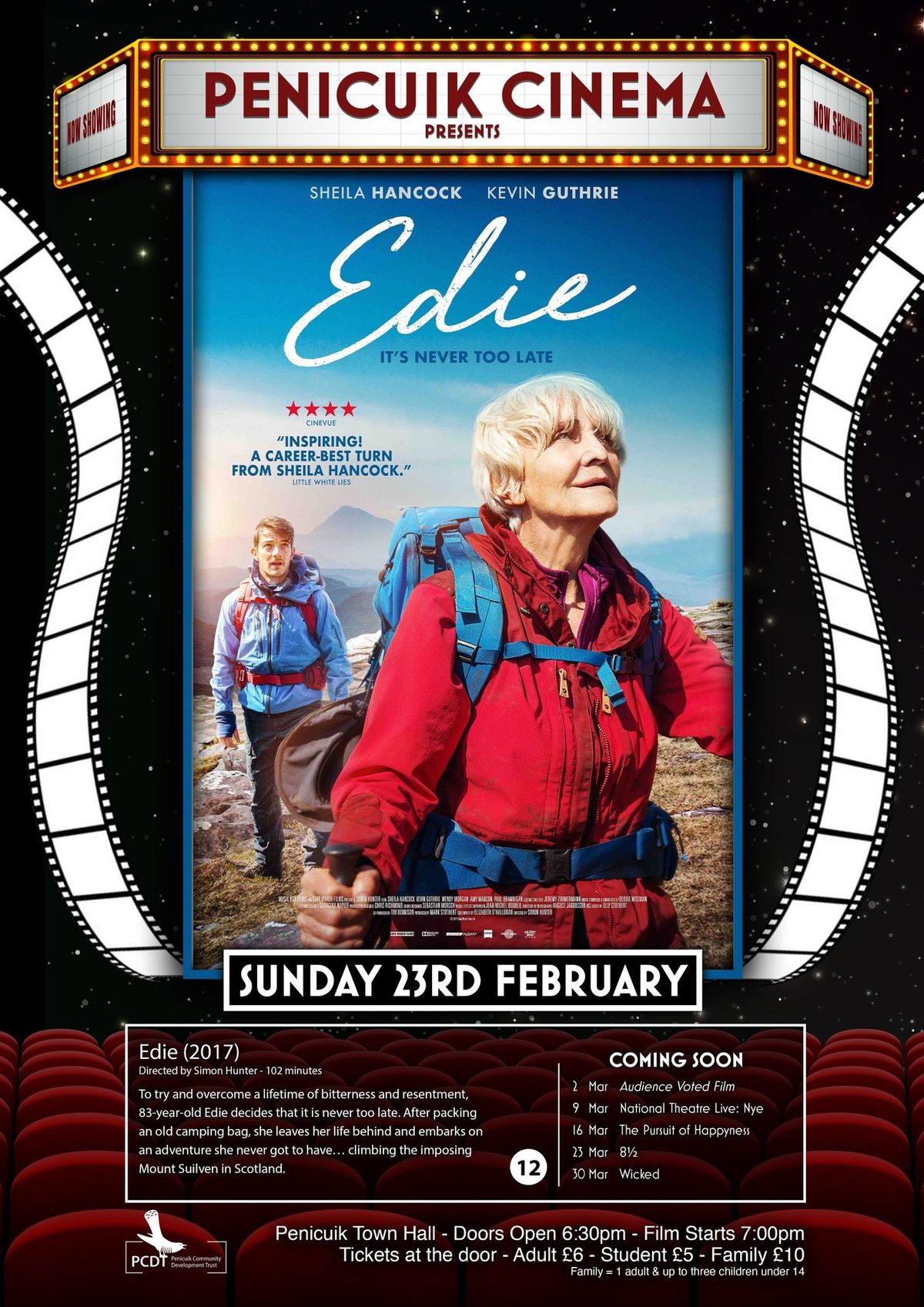 Penicuik Cinema presents - Edie (2017, cert 12)