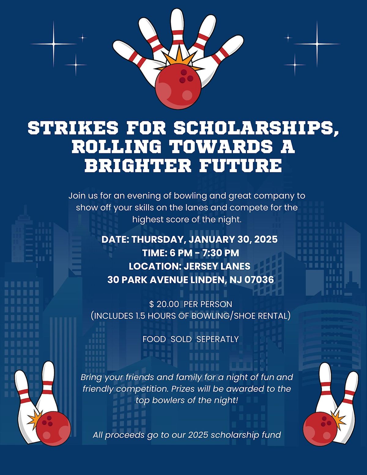 Bowling Night Fundraiser \u2013 Support Scholarships!