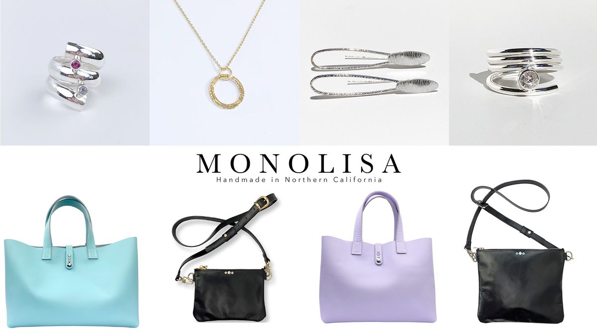 Fremont Festival of The Arts - SHOP MONOLISA Handbags & Sculpted Jewelry by Artist Lisa Ramos
