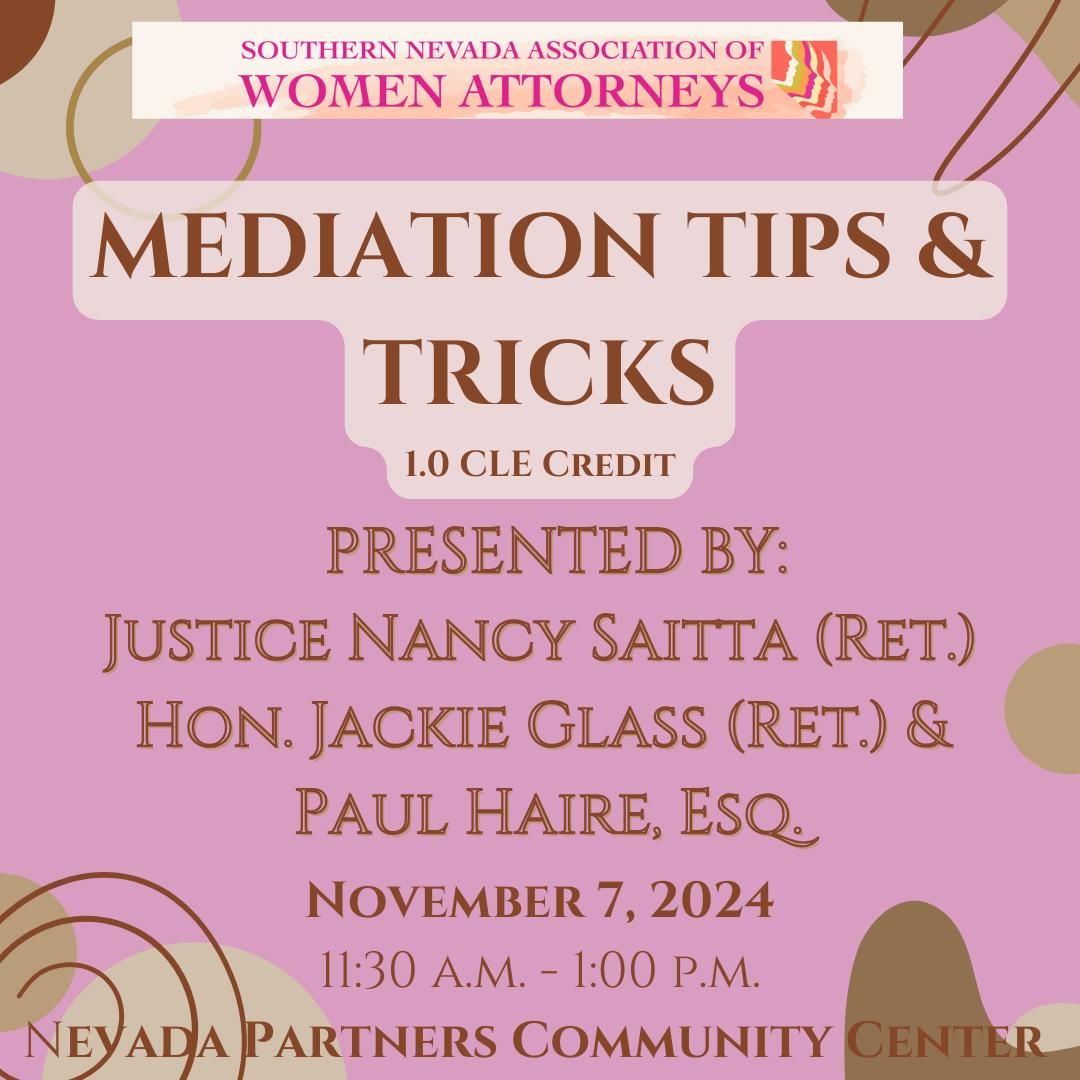 Mediation Tips & Tricks