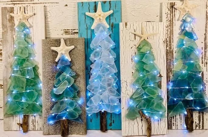  Sea Glass Tree Craft Nite