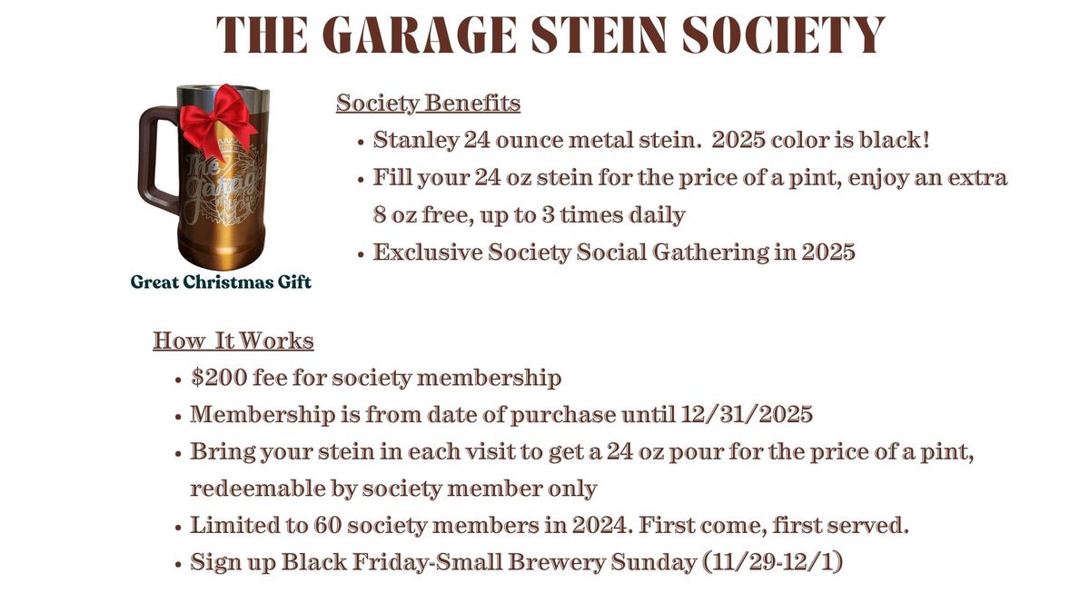 Stein Society Sign Up