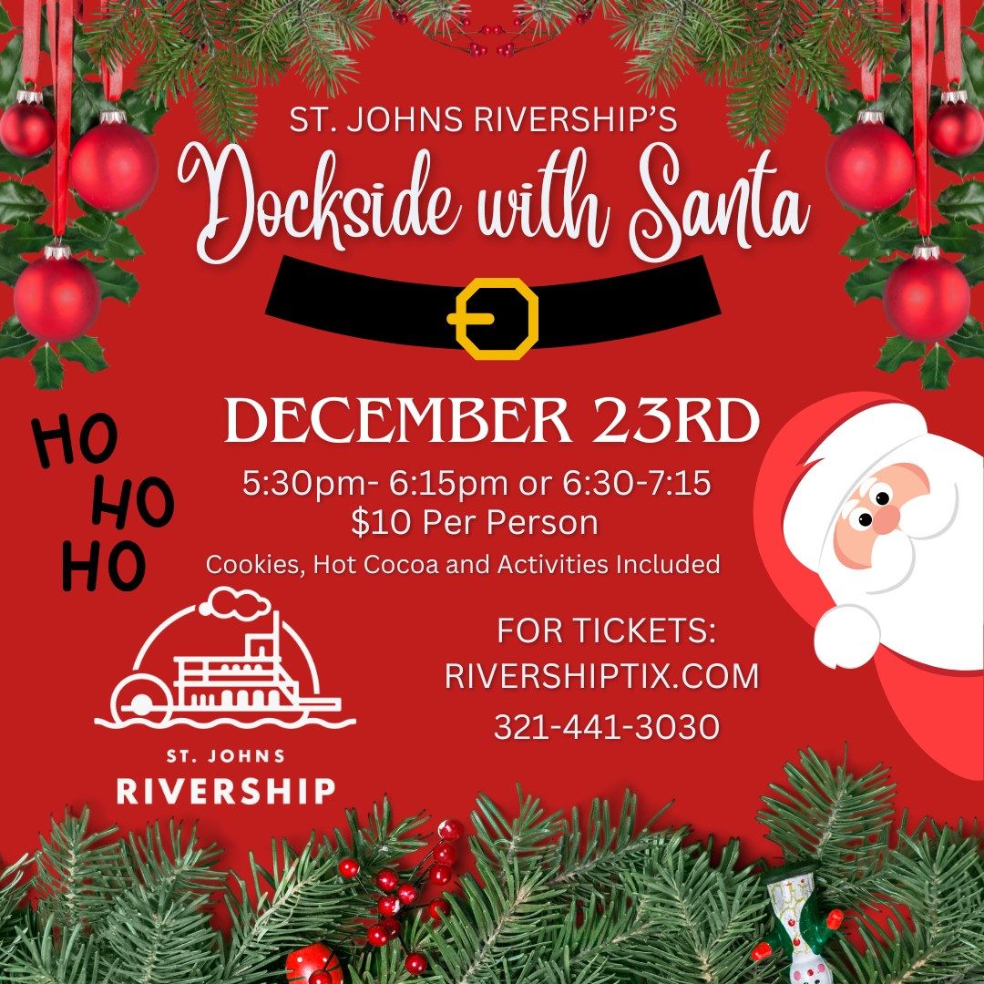 Dockside with Santa Aboard the Barbara Lee