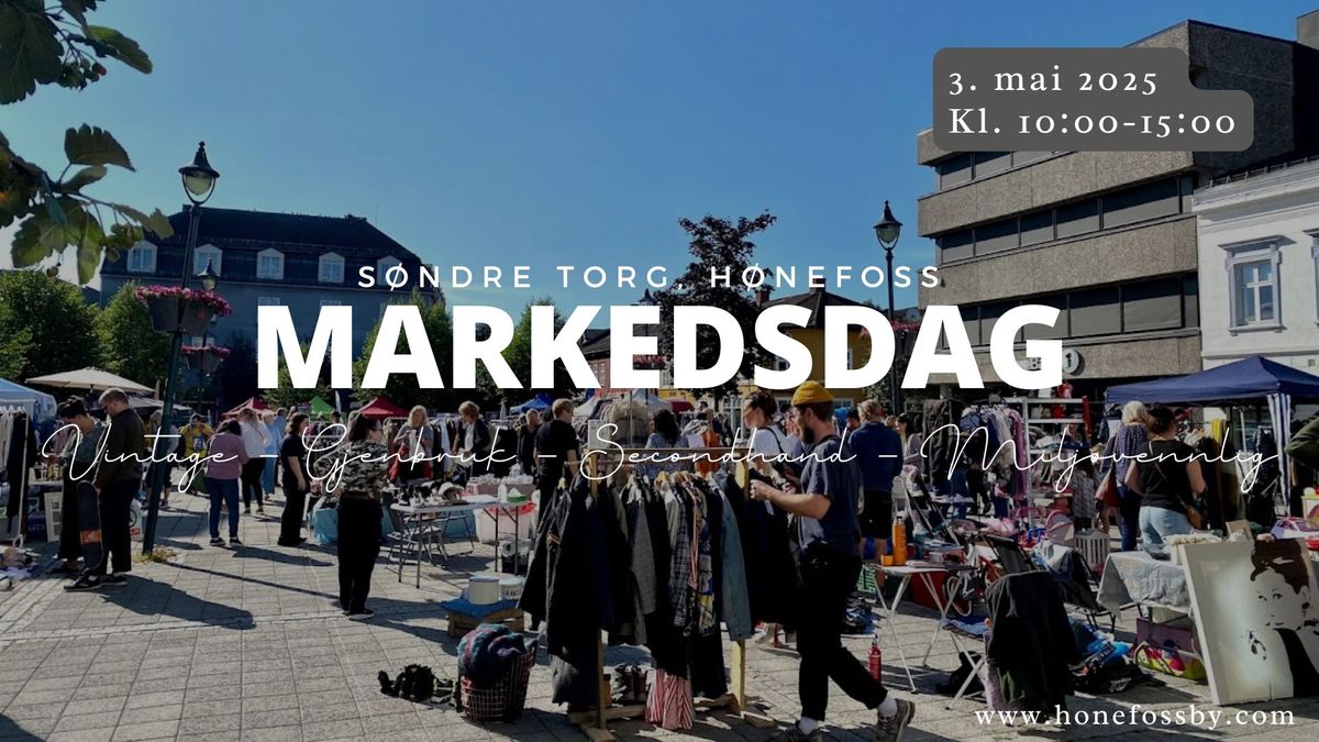 Markedsdag i H\u00f8nefoss