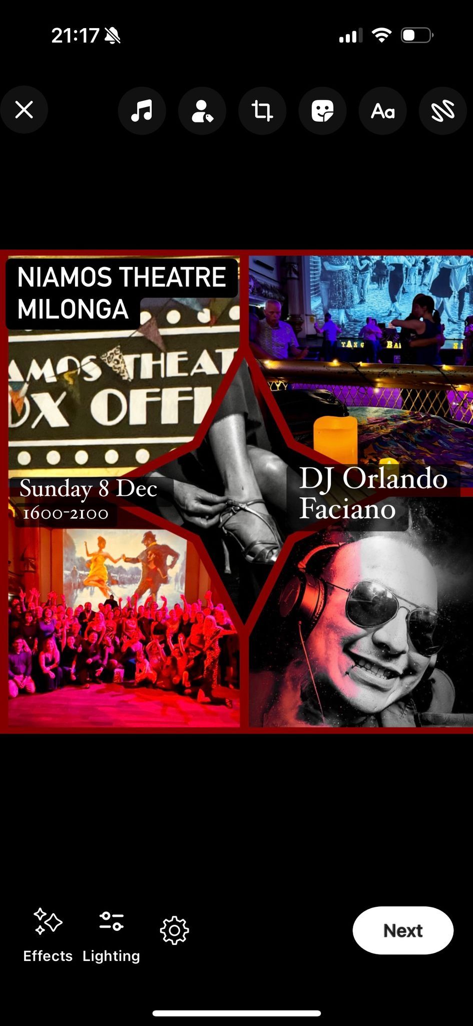 Niamos Theatre Milonga #Winter Embraces 