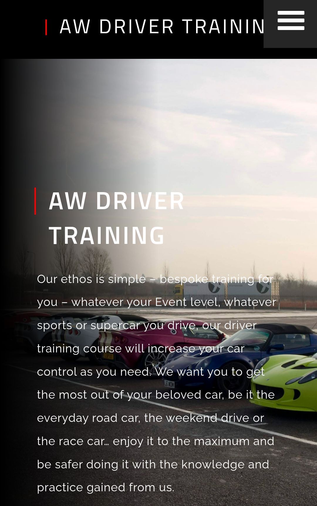 25 Person Driver Play day (AW Driver Training) \u00a370 per car