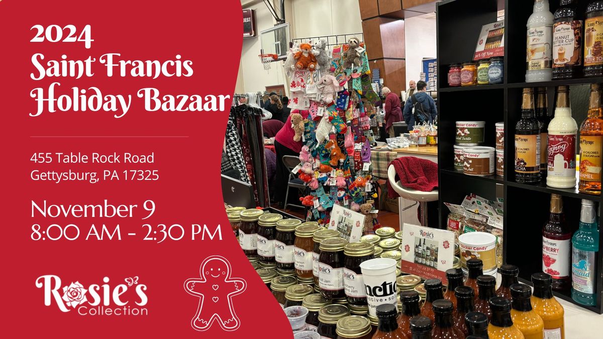 Rosie's Collection at the Saint Francis Xavier Parish Gift Fair & Holiday Bazaar