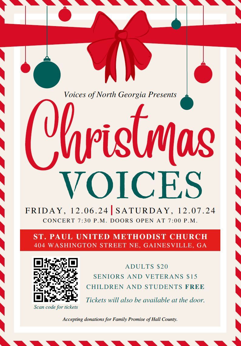 Voices of North Georgia presents, "Christmas Voices"