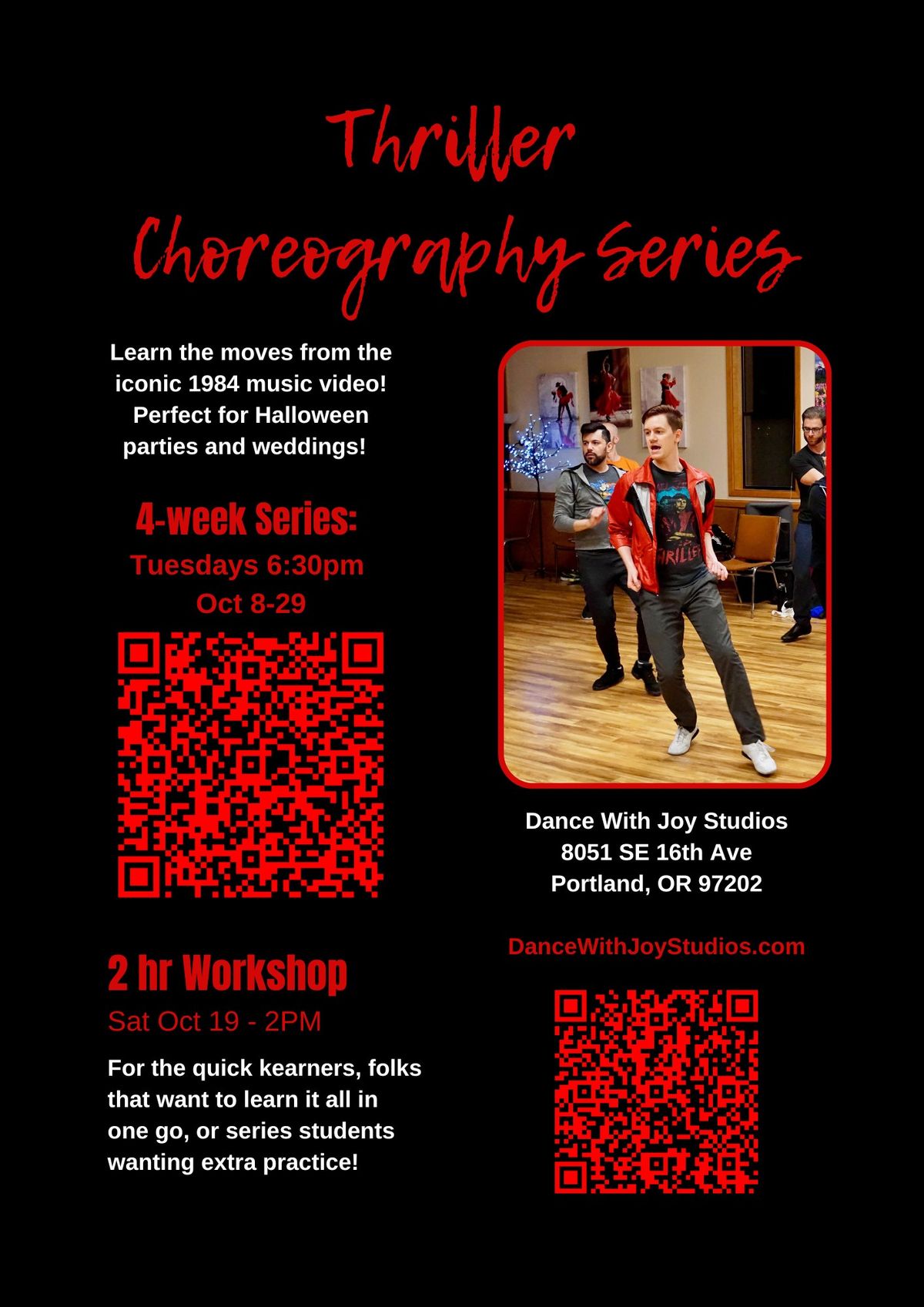 Thriller! Choreography Series