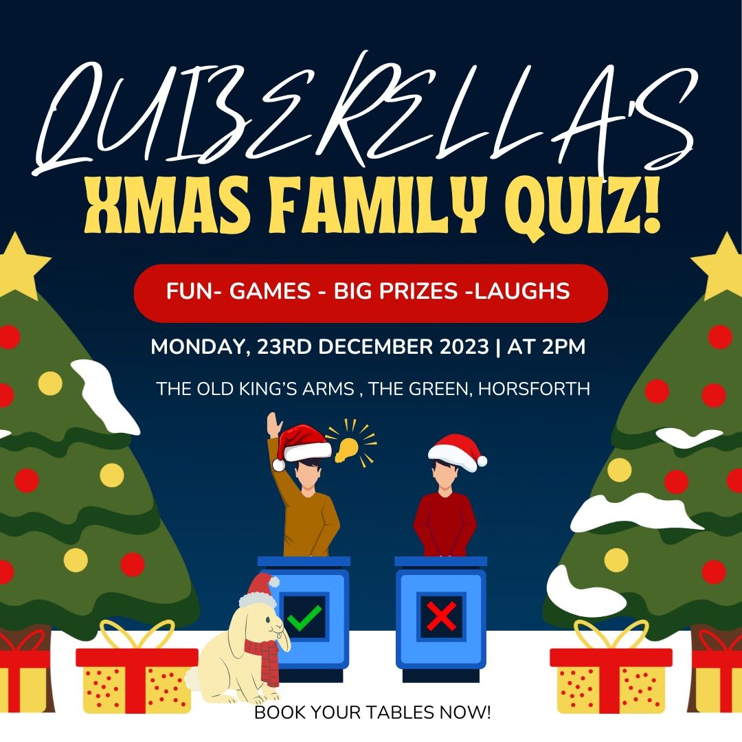 Quizerella\u2019s Family Xmas Quiz 