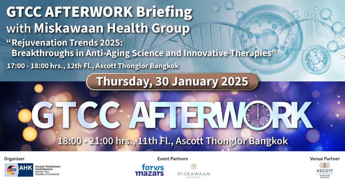 GTCC AFTERWORK Briefing with Miskawaan and Networking - January 2025