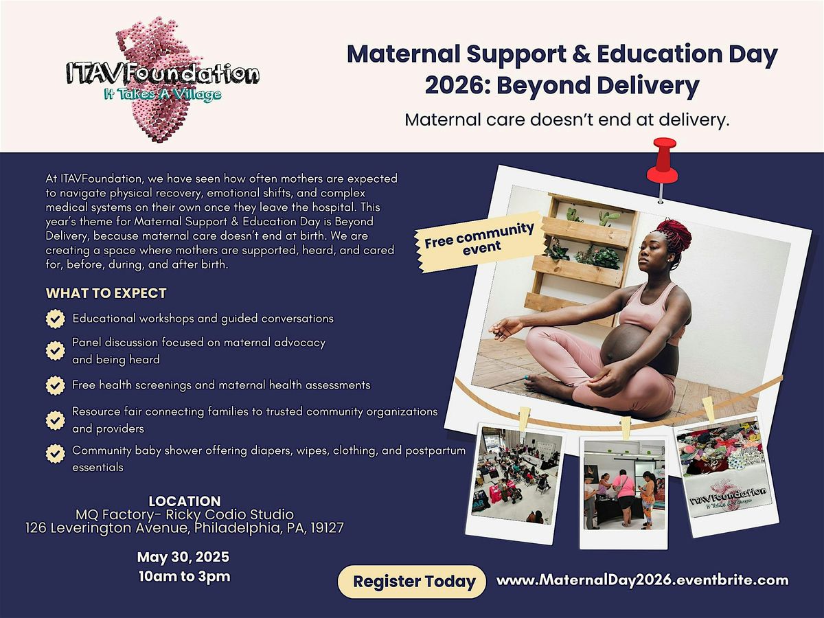 Maternal Support & Education Day 2026: Beyond Delivery