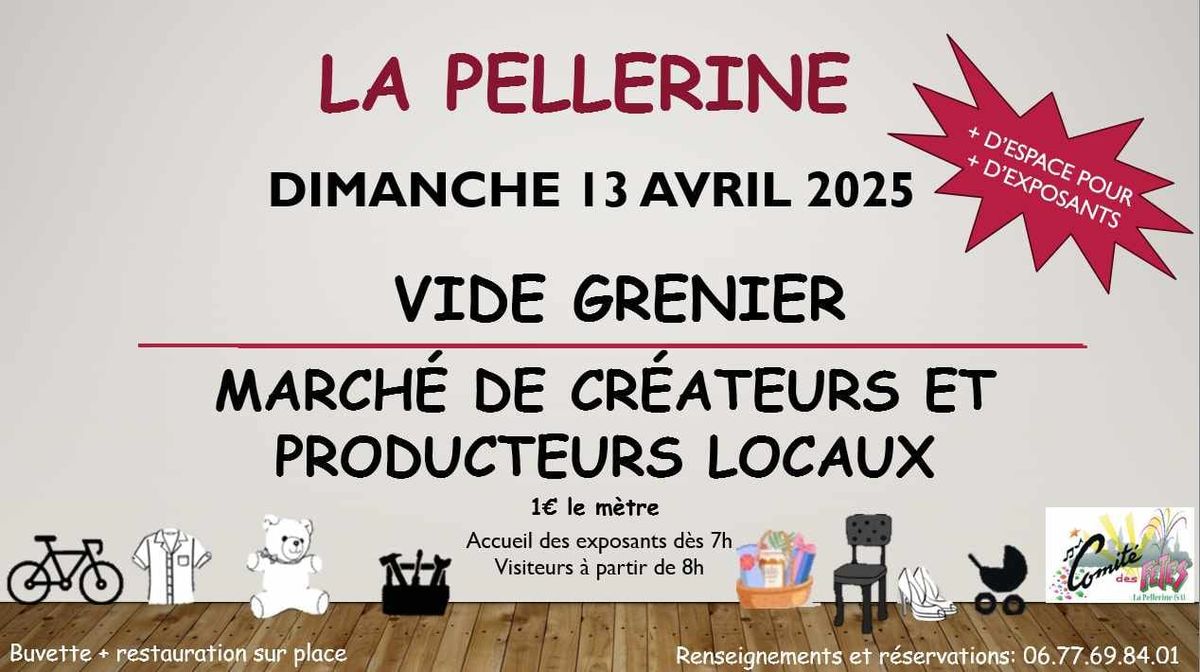 March\u00e9 de producteurs locaux et Vide-grenier 