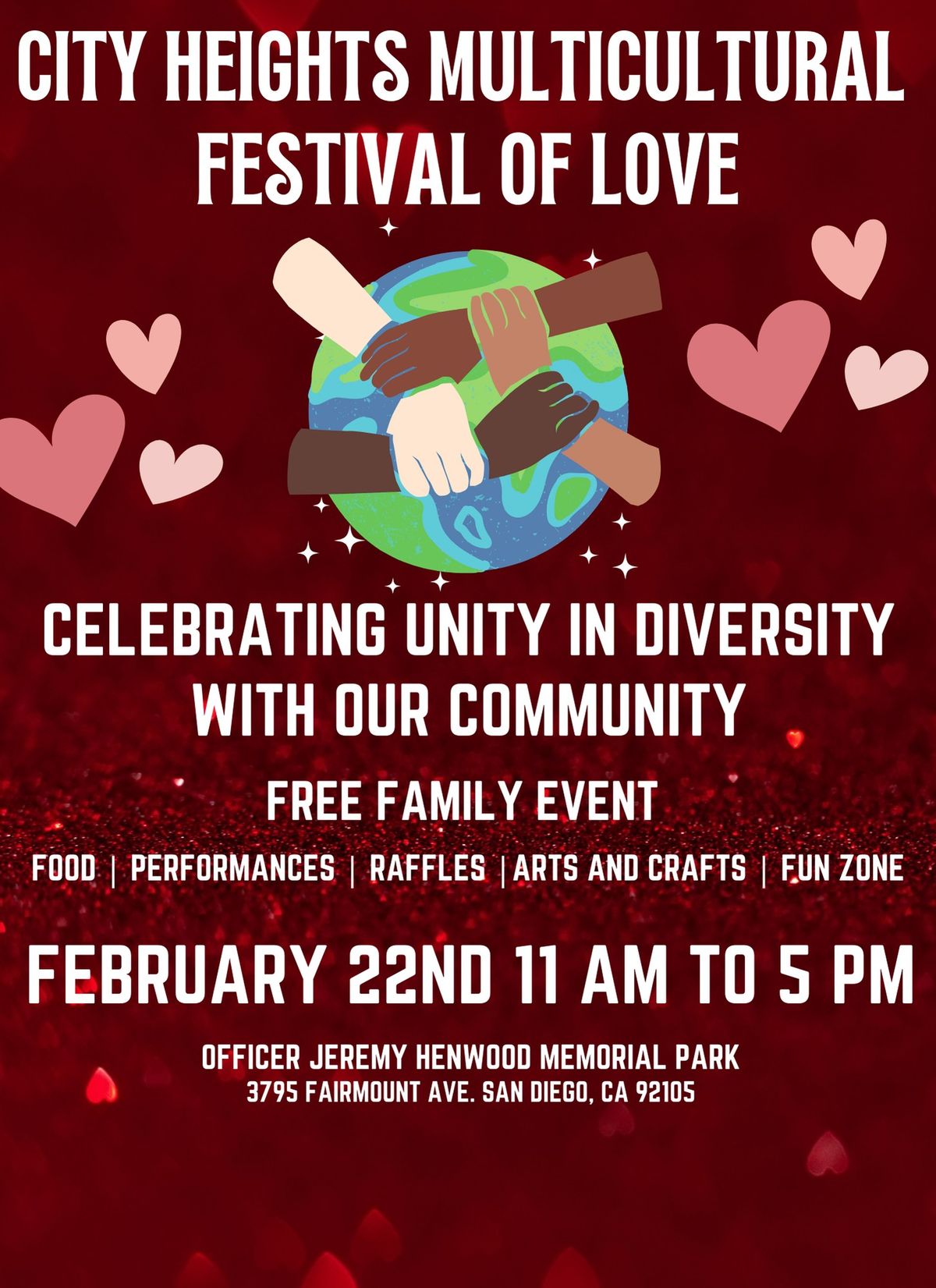 5th Annual City Heights Multi-Cultural Festival of Love