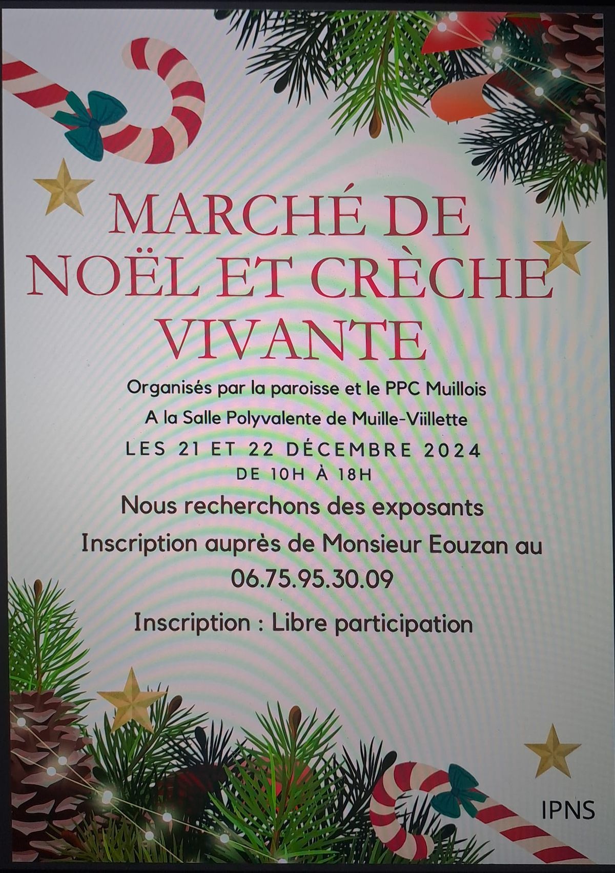 marche de No\u00ebl et cr\u00e8che vivante