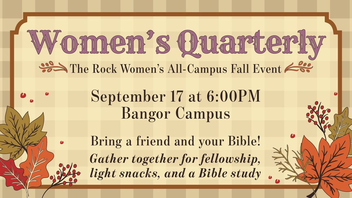 Women's Quarterly Worship Night