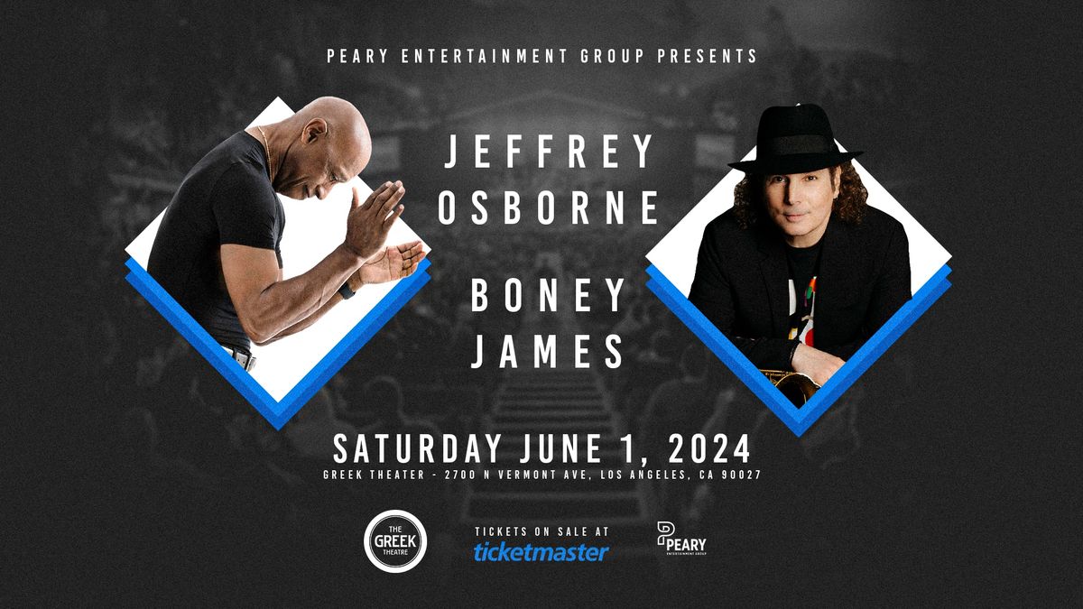 Jeffrey Osborne & Boney James w\/ Special Guest Jody Watley
