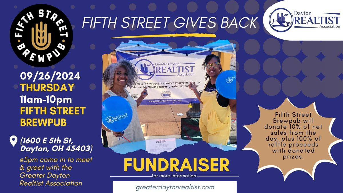 FUNDRAISER "FIFTH STREET GIVES BACK"